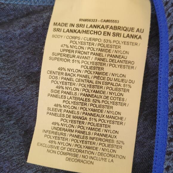 Nike Men's 1/4 Zip Running Tech Long Sleeve Dri-Fit Shirt Size XL Blue - Picture 7 of 11